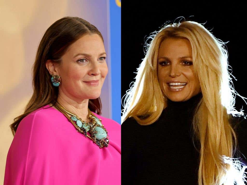 drew barrymore, britney spears