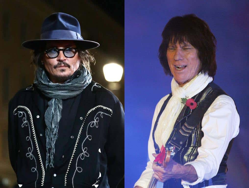 Johnny Depp and Jeff Beck