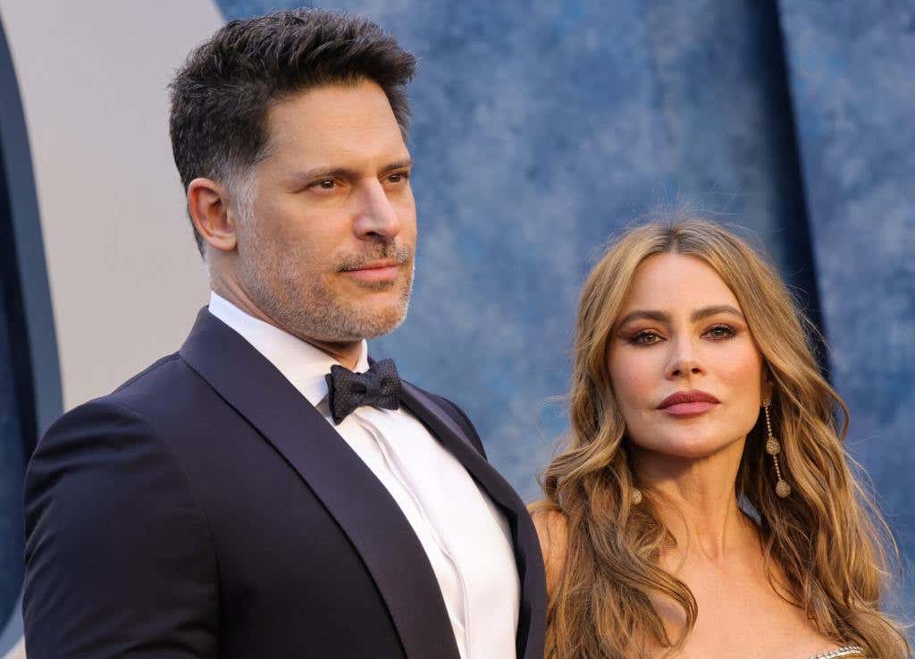 Joe Manganiello and Sofía Vergara attend the 2023 Vanity Fair Oscar Party