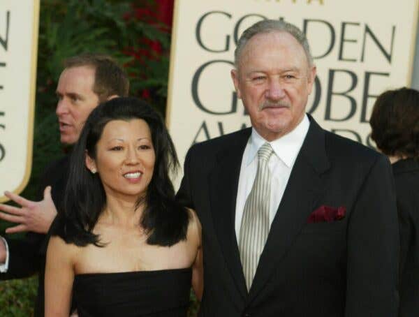 Gene Hackman arrives at the 60th Annual Golden Globe Awards held at the Beverly Hilton Hotel in Los Angeles, CA on January 19, 2003.