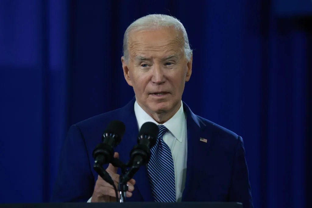 President Joe Biden speaks during a campaign stop at Hillsborough Community College’s Dale Mabry campus. Many Florida residents would break up over politics.