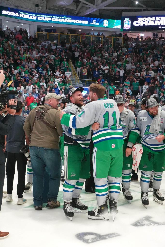 Florida Everblades after winning Kelly Cup 