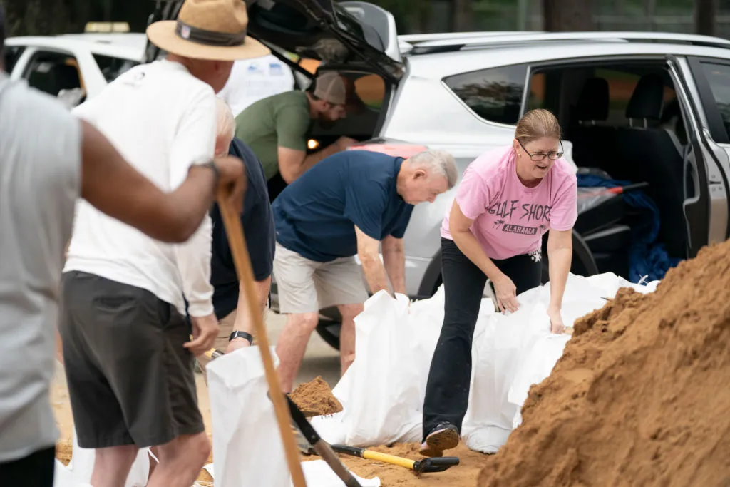 Floridians Prepare As Tropical Storm Helene Heads Toward State's Gulf Coast.

Meanwhile, Hurricane Milton threatens flooding in Southwest Florida, prompting residents to quickly grab limited sandbag supplies at various locations to protect their homes.